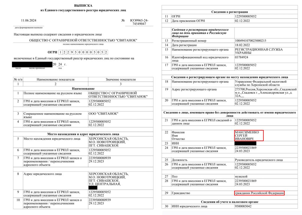 Рапс з окупованої Херсонщини вивозить оточення Кадирова і партієць «Единой России»